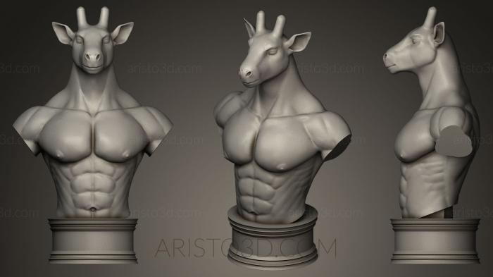 Busts of heroes and monsters (BUSTH_0152) 3D model for CNC machine
